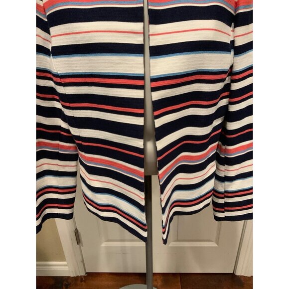 Tahari Arthur S. Levine Multicolor Striped Jacket, Size 16 - Picture 3 of 7